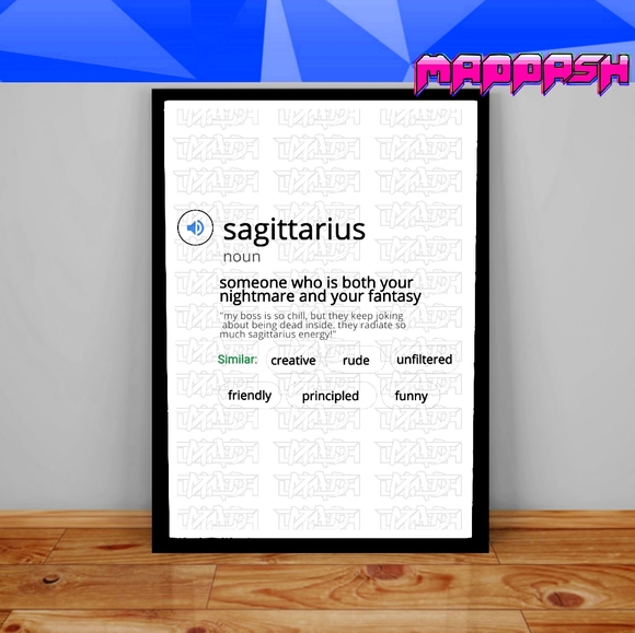 Google Horoscope x Webster Definition Astrology Aesthetic Astrology Sign Poster - Picture 11 of 12